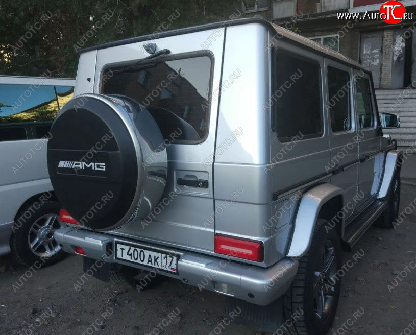 9 999 р. Колпак (крышка) запаски (R16-20) AMG KOLPAKA.NET Mercedes-Benz G class W463 5 дв. дорестайлинг (1989-1994) (наклейка AMG черная)  с доставкой в г. Воронеж