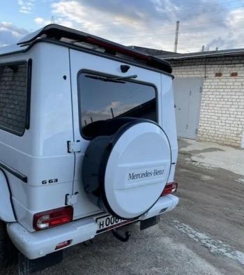 9 999 р. Колпак (крышка) запаски (R16-20) AMG KOLPAKA.NET Mercedes-Benz G class W463 5 дв. дорестайлинг (1989-1994) (наклейка AMG черная)  с доставкой в г. Воронеж. Увеличить фотографию 4