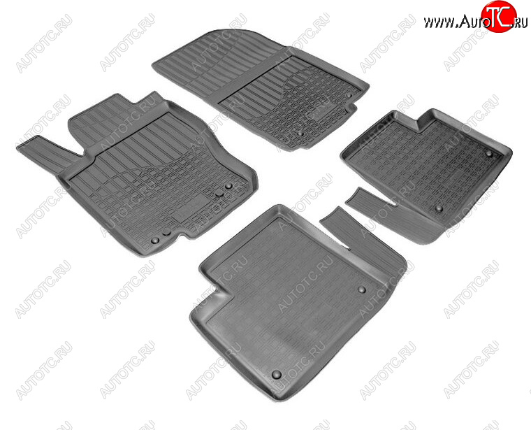 3 199 р. Комплект ковриков в салон Norplast Unidec  Mercedes-Benz GL class  X166 - ML class  W166 (Цвет: черный)  с доставкой в г. Воронеж