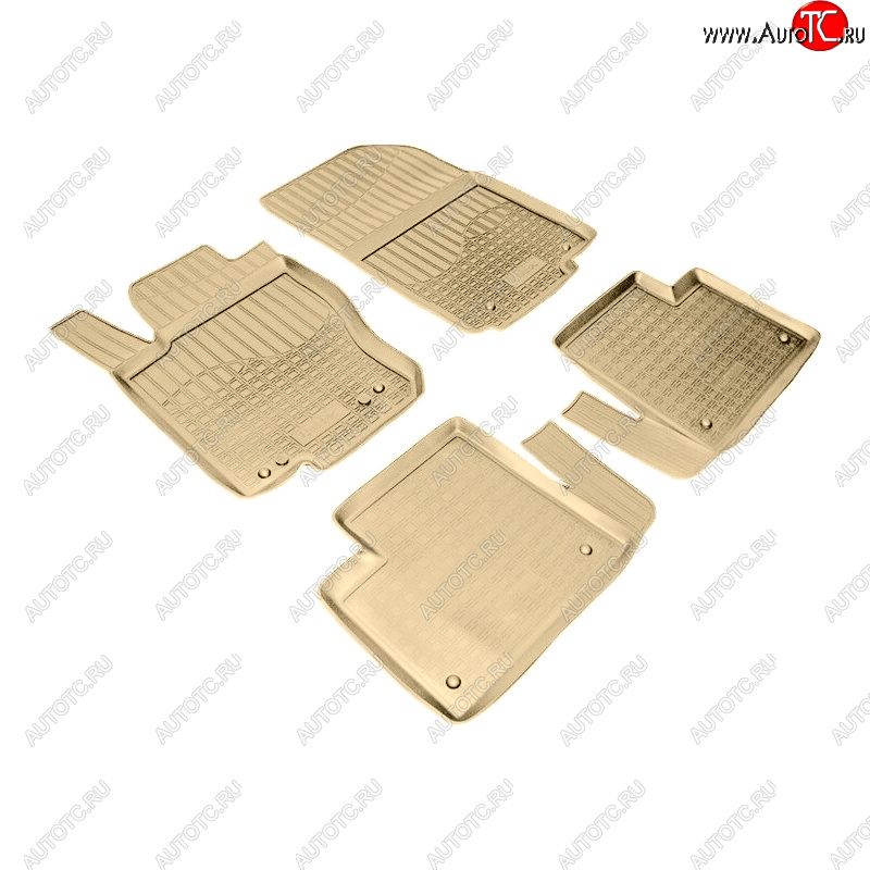 3 799 р. Коврики салона Norplast Unidec  Mercedes-Benz GL class  X166 - ML class  W166 (Цвет: бежевый)  с доставкой в г. Воронеж