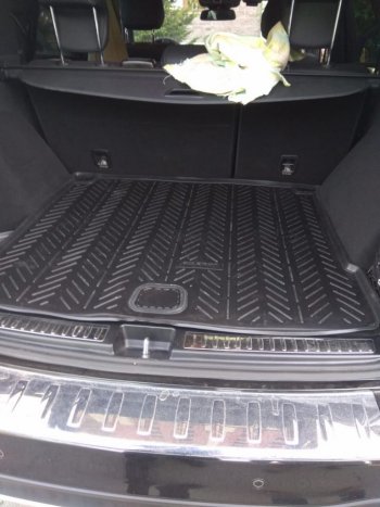 1 769 р. Коврик в багажник Aileron Mercedes-Benz GLE class C292 (2015-2025)  с доставкой в г. Воронеж. Увеличить фотографию 3