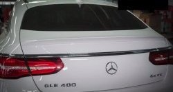 10 849 р. Лип спойлер (Coupe) AMG Style Mercedes-Benz GLE class C292 (2015-2025) (Неокрашенный)  с доставкой в г. Воронеж. Увеличить фотографию 3