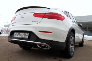 7 249 р. Спойлер багажника Autostl Mercedes-Benz GLC class C253 (2016-2025) (Неокрашенный)  с доставкой в г. Воронеж. Увеличить фотографию 2