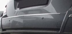 9 699 р. Защитная накладка на задний бампер СТ Mercedes-Benz GLK class X204 рестайлинг (2012-2015)  с доставкой в г. Воронеж. Увеличить фотографию 2