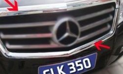 11 699 р. Накладка на решетку радиатора СТ Mercedes-Benz GLK class X204 рестайлинг (2012-2015)  с доставкой в г. Воронеж. Увеличить фотографию 2