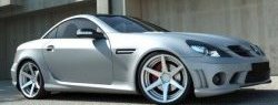 19 349 р. Передний бампер AMG Style Mercedes-Benz SLK class R171 (2004-2010) (Неокрашенный)  с доставкой в г. Воронеж. Увеличить фотографию 2