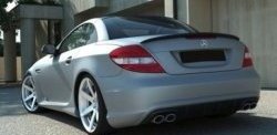 12 049 р. Пороги накладки AMG Style Mercedes-Benz SLK class R171 (2004-2010) (Неокрашенные)  с доставкой в г. Воронеж. Увеличить фотографию 2