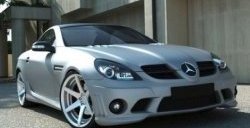 12 049 р. Пороги накладки AMG Style Mercedes-Benz SLK class R171 (2004-2010) (Неокрашенные)  с доставкой в г. Воронеж. Увеличить фотографию 3