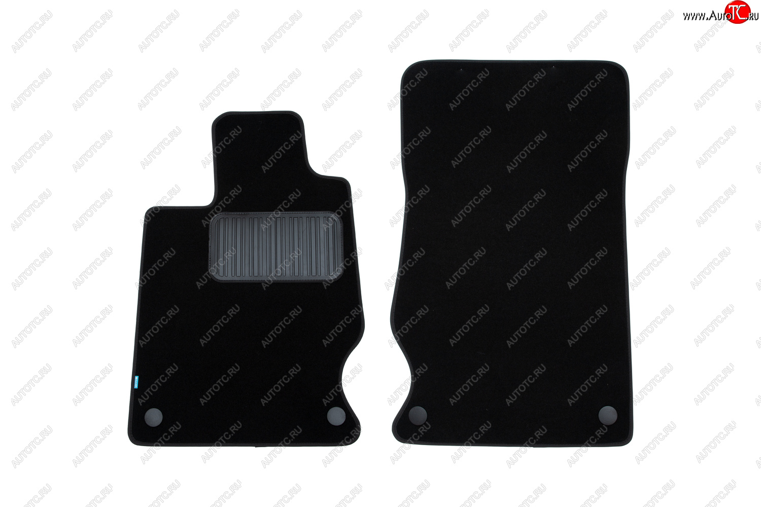 9 549 р. Текстильные коврики салона Klever Premium (передние 2шт)  Mercedes-Benz SL class  R230 (2002-2013) (Черные)  с доставкой в г. Воронеж