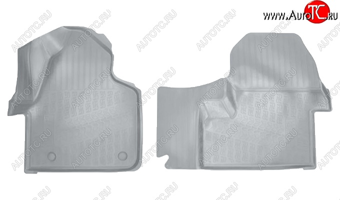 2 859 р. Коврики салонные Noplast (3D)  Mercedes-Benz Sprinter  W910 (2018-2025) (Серые)  с доставкой в г. Воронеж