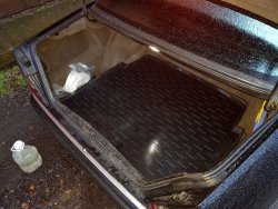 1 479 р. Коврик в багажник Aileron Mercedes-Benz E-Class W124 седан дорестайлинг (1984-1993)  с доставкой в г. Воронеж. Увеличить фотографию 3