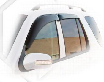 Дефлектора окон CA-Plastiс Mercedes-Benz ML class  W163 (1997-2001) дорестайлинг (Classic полупрозрачный)