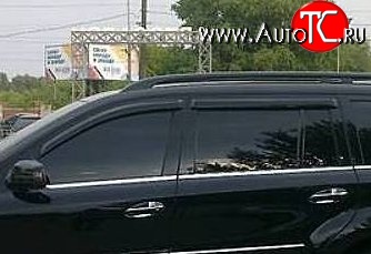 999 р. Комплект дефлекторов окон (ветровиков) 4 шт. Russtal Mercedes-Benz ML class W163 дорестайлинг (1997-2001)  с доставкой в г. Воронеж