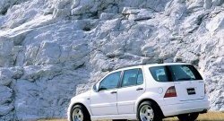 11 399 р. Пороги накладки Executive Line Wald Mercedes-Benz ML class W163 дорестайлинг (1997-2001) (Неокрашенные)  с доставкой в г. Воронеж. Увеличить фотографию 4