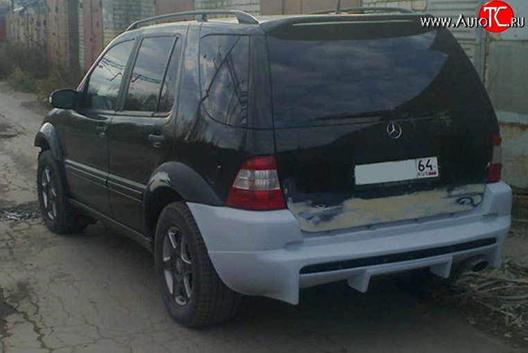 13 649 р. Задний бампер M-VRS Mercedes-Benz ML class W163 дорестайлинг (1997-2001) (Неокрашенный)  с доставкой в г. Воронеж
