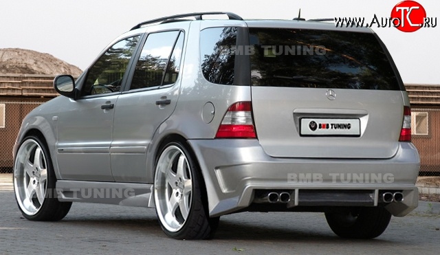 7 599 р. Задний бампер Neodesign Mercedes-Benz ML class W163 дорестайлинг (1997-2001)  с доставкой в г. Воронеж