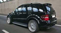 8 449 р. Накладки на колёсные арки CT  Mercedes-Benz ML class  W164 (2005-2008) дорестайлинг (Неокрашенные)  с доставкой в г. Воронеж. Увеличить фотографию 5