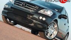 11 699 р. Передние вставки для модульной оптики Sport Mercedes-Benz ML class W164 дорестайлинг (2005-2008)  с доставкой в г. Воронеж. Увеличить фотографию 2