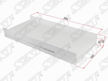 329 р. Фильтр салонный SAT (394х185х52/30 mm)  Mercedes-Benz A class  W169 - B-Class  W245/T245  с доставкой в г. Воронеж. Увеличить фотографию 1