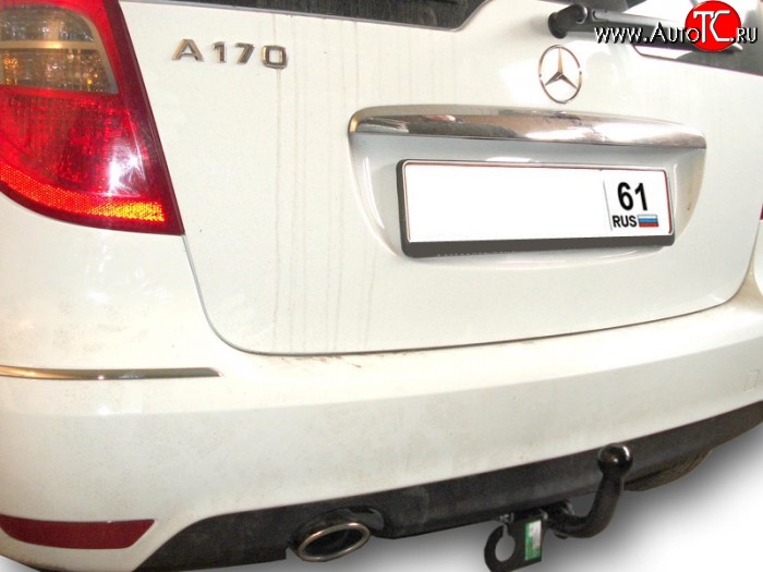 4 799 р. Фаркоп Лидер Плюс  Mercedes-Benz A class  W169 (2005-2008) дорестайлинг, хэтчбэк 5 дв. (Без электропакета)  с доставкой в г. Воронеж