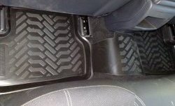 1 749 р. Коврики в салон Aileron 4 шт. (полиуретан)  Mercedes-Benz A class  W176 (2012-2015) дорестайлинг, хэтчбэк 5 дв.  с доставкой в г. Воронеж. Увеличить фотографию 3