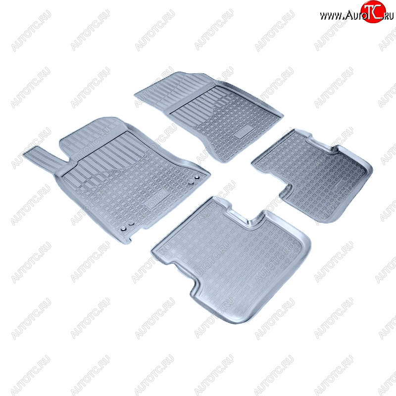 3 169 р. Коврики салона Norplast Unidec  Mercedes-Benz A class  W176 - GLA  X156 (Цвет: серый)  с доставкой в г. Воронеж