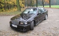 25 899 р. Передний бампер CSR Mercedes-Benz C-Class W202 дорестайлинг седан (1993-1997)  с доставкой в г. Воронеж. Увеличить фотографию 2