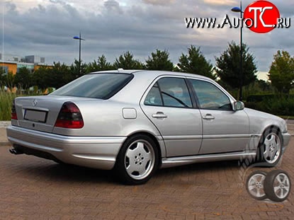 11 399 р. Задний бампер AMG Mercedes-Benz C-Class W202 дорестайлинг седан (1993-1997) (Неокрашенный)  с доставкой в г. Воронеж