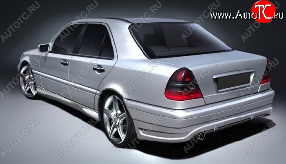 13 049 р. Задний бампер CSR Mercedes-Benz C-Class W202 дорестайлинг седан (1993-1997) (Неокрашенный)  с доставкой в г. Воронеж