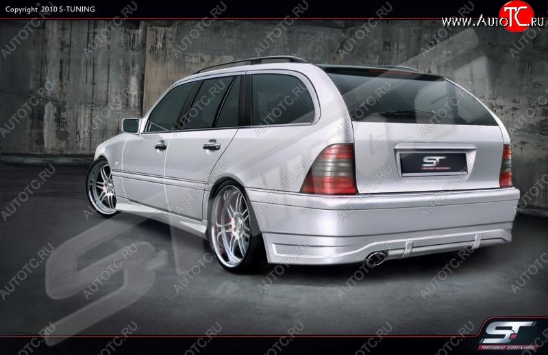 28 499 р. Задний бампер ST Mercedes-Benz C-Class S202 дорестайлинг универсал (1992-1997)  с доставкой в г. Воронеж