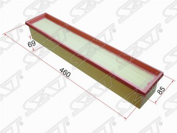 379 р. Фильтр воздушный двигателя SAT (460х86х69 mm)  Mercedes-Benz C-Class  W203 (2000-2008) дорестайлинг седан, рестайлинг седан  с доставкой в г. Воронеж. Увеличить фотографию 1