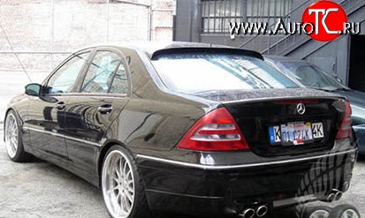 5 099 р. Козырёк на заднее стекло LORINSER Mercedes-Benz C-Class W203 дорестайлинг седан (2000-2004) (Неокрашенный)  с доставкой в г. Воронеж