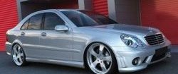 16 299 р. Передний бампер CT Mercedes-Benz C-Class W203 дорестайлинг седан (2000-2004) (Неокрашенный)  с доставкой в г. Воронеж. Увеличить фотографию 2