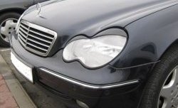 Реснички Sport на фары Mercedes-Benz C-Class W203 дорестайлинг седан (2000-2004)