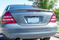 4 499 р. Лип спойлер AMG Style Mercedes-Benz C-Class W203 дорестайлинг седан (2000-2004) (Неокрашенный)  с доставкой в г. Воронеж. Увеличить фотографию 3