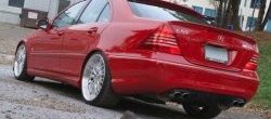 4 499 р. Лип спойлер AMG Style Mercedes-Benz C-Class W203 дорестайлинг седан (2000-2004) (Неокрашенный)  с доставкой в г. Воронеж. Увеличить фотографию 5