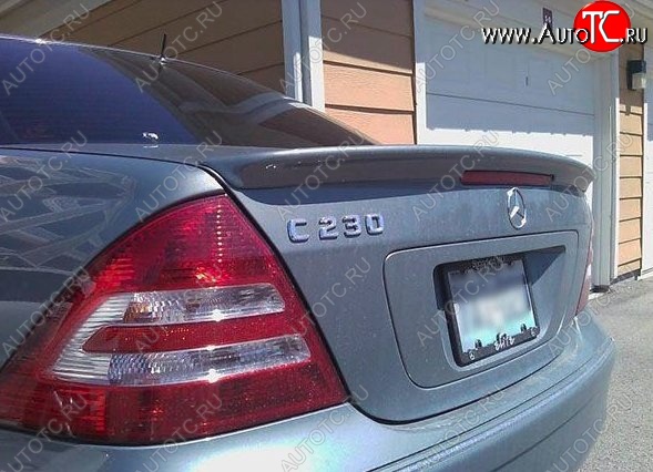 4 499 р. Лип спойлер AMG Style Mercedes-Benz C-Class W203 дорестайлинг седан (2000-2004) (Неокрашенный)  с доставкой в г. Воронеж