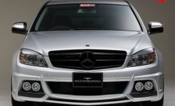 19 949 р. Передний бампер WALD Mercedes-Benz C-Class W204 дорестайлинг седан (2007-2011) (Неокрашенный)  с доставкой в г. Воронеж. Увеличить фотографию 2