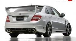 12 599 р. Пороги накладки WALD Mercedes-Benz C-Class W204 дорестайлинг седан (2007-2011) (Неокрашенные)  с доставкой в г. Воронеж. Увеличить фотографию 2