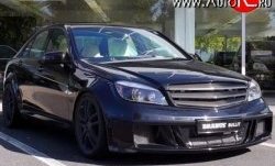8 149 р. Радиаторная решётка Brabus Bullit Mercedes-Benz C-Class W204 дорестайлинг седан (2007-2011) (Неокрашенная)  с доставкой в г. Воронеж. Увеличить фотографию 3