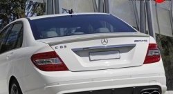 2 269 р. Лип спойлер M-VRS Mercedes-Benz C-Class W204 дорестайлинг седан (2007-2011) (Неокрашенный)  с доставкой в г. Воронеж. Увеличить фотографию 2
