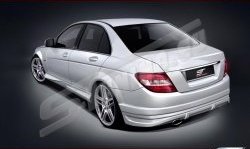 25 899 р. Задний бампер Wild  Mercedes-Benz C-Class  W204 (2007-2011) дорестайлинг седан  с доставкой в г. Воронеж. Увеличить фотографию 1