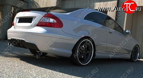 9 499 р. Задний бампер AMG Style Mercedes-Benz CLK class W209 (2003-2010) (Неокрашенный)  с доставкой в г. Воронеж