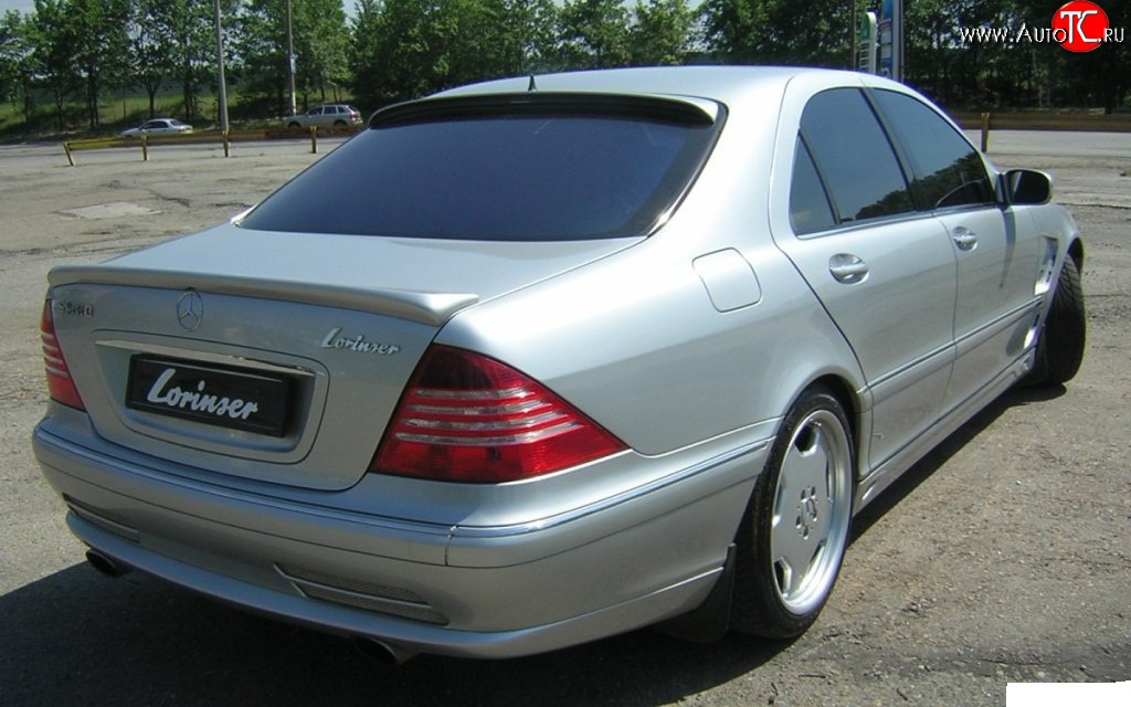 1 549 р. Козырёк на заднее лобовое стекло Lorinser Mercedes-Benz E-Class W211 дорестайлинг седан (2002-2006)  с доставкой в г. Воронеж