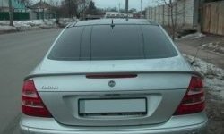 5 599 р. Лип спойлер CT Mercedes-Benz E-Class W211 дорестайлинг седан (2002-2006) (Неокрашенный)  с доставкой в г. Воронеж. Увеличить фотографию 2