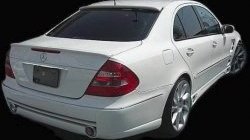5 309 р. Лип спойлер Lorinzer Mercedes-Benz E-Class W211 дорестайлинг седан (2002-2006) (Неокрашенный)  с доставкой в г. Воронеж. Увеличить фотографию 2