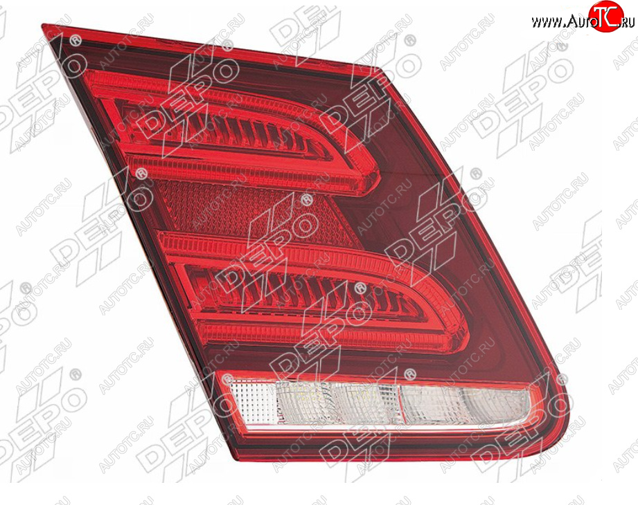 12 999 р. Левый фонарь в крышку багажника (LED) DEPO Mercedes-Benz E-Class W212 рестайлинг седан (2013-2017)  с доставкой в г. Воронеж