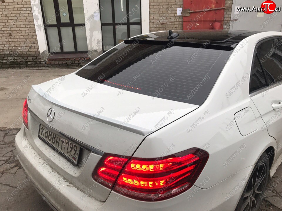 3 399 р. Козырек на заднее стекло АВТОКРАТ  Mercedes-Benz E-Class  W212 (2009-2017) дорестайлинг седан, рестайлинг седан (Неокрашенный)  с доставкой в г. Воронеж