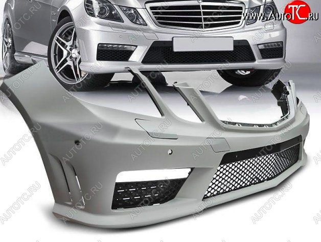 36 949 р. Передний бампер AMG Style Mercedes-Benz E-Class W212 дорестайлинг седан (2009-2012) (Неокрашенный)  с доставкой в г. Воронеж