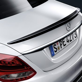 4 749 р. Спойлер багажника AMG. Autostl Mercedes-Benz E-Class W213 седан дорестайлинг (2016-2020) (Неокрашенный)  с доставкой в г. Воронеж. Увеличить фотографию 2